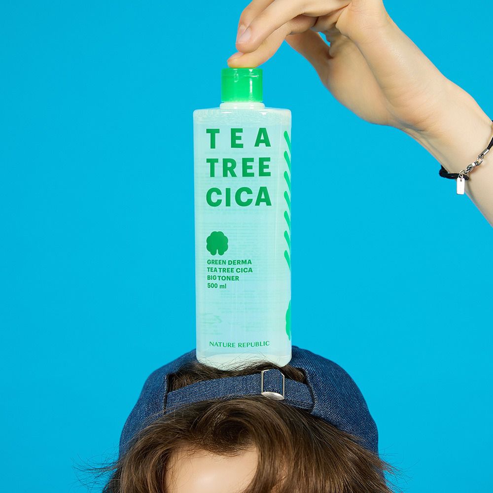 NATURE REPUBLIC Green Derma Tea Tree Cica Big Face Toner