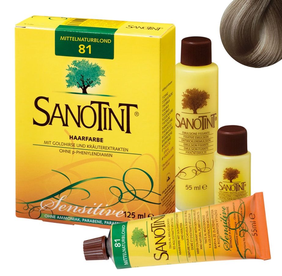 SANOTINT sensitive 81 Mittelnaturblond