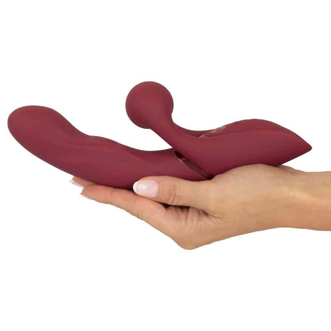 Rabbitvibrator mit Klopf-Funktion | JAVIDA
