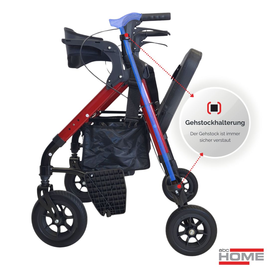 abc HOME | Outdoor Rollator-Rollstuhl 2in1