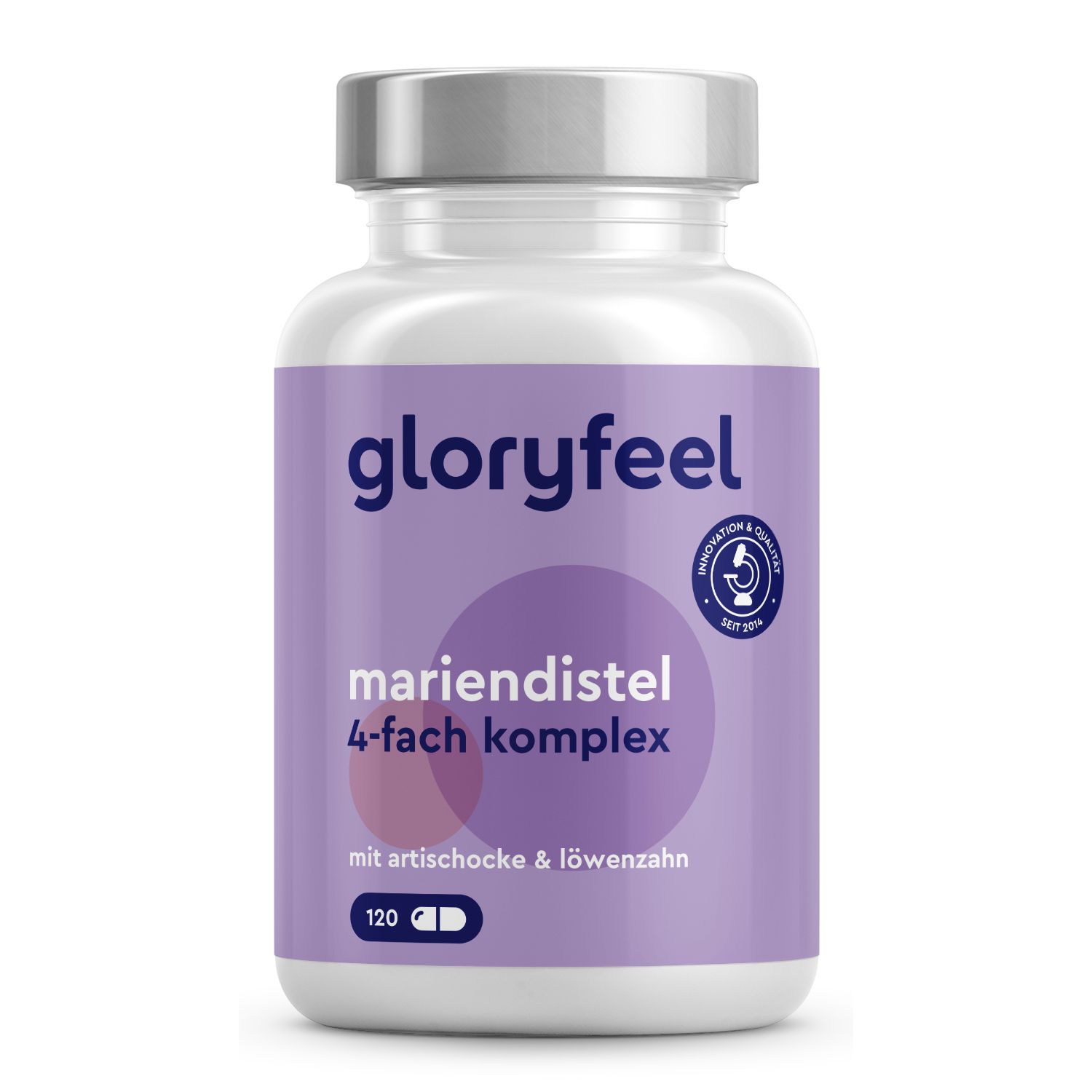 gloryfeel® Mariendistel + Artischocke, Löwenzahn & Desmodium Kapseln