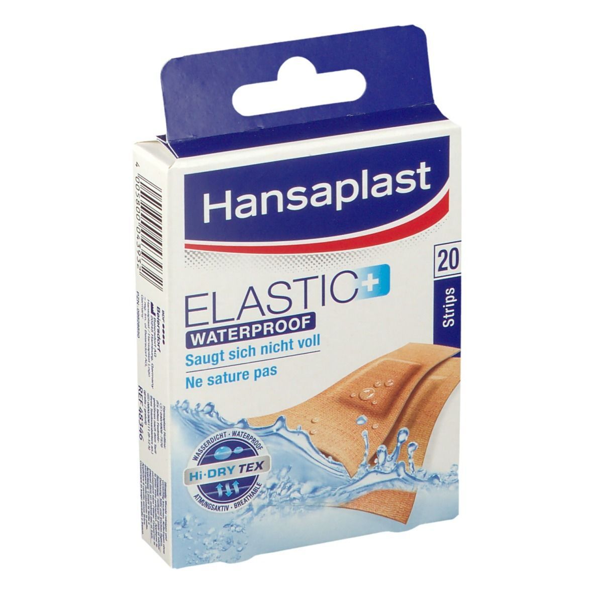 Hansaplast Elastic+ waterproof