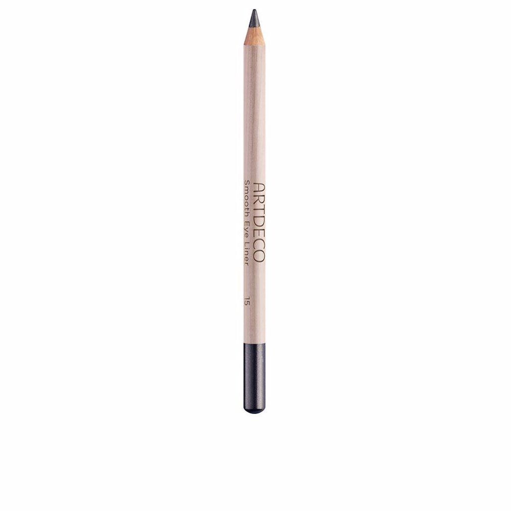 Artdeco Smooth Eye Liner. Holzstift mit schwarzer Spitze und schwarzem Ende. Aufschrift: Smooth Eye Liner, 145.
