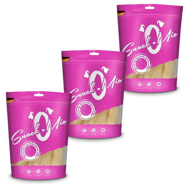 SnackOMio - Knusprige Kaninchenohren natur