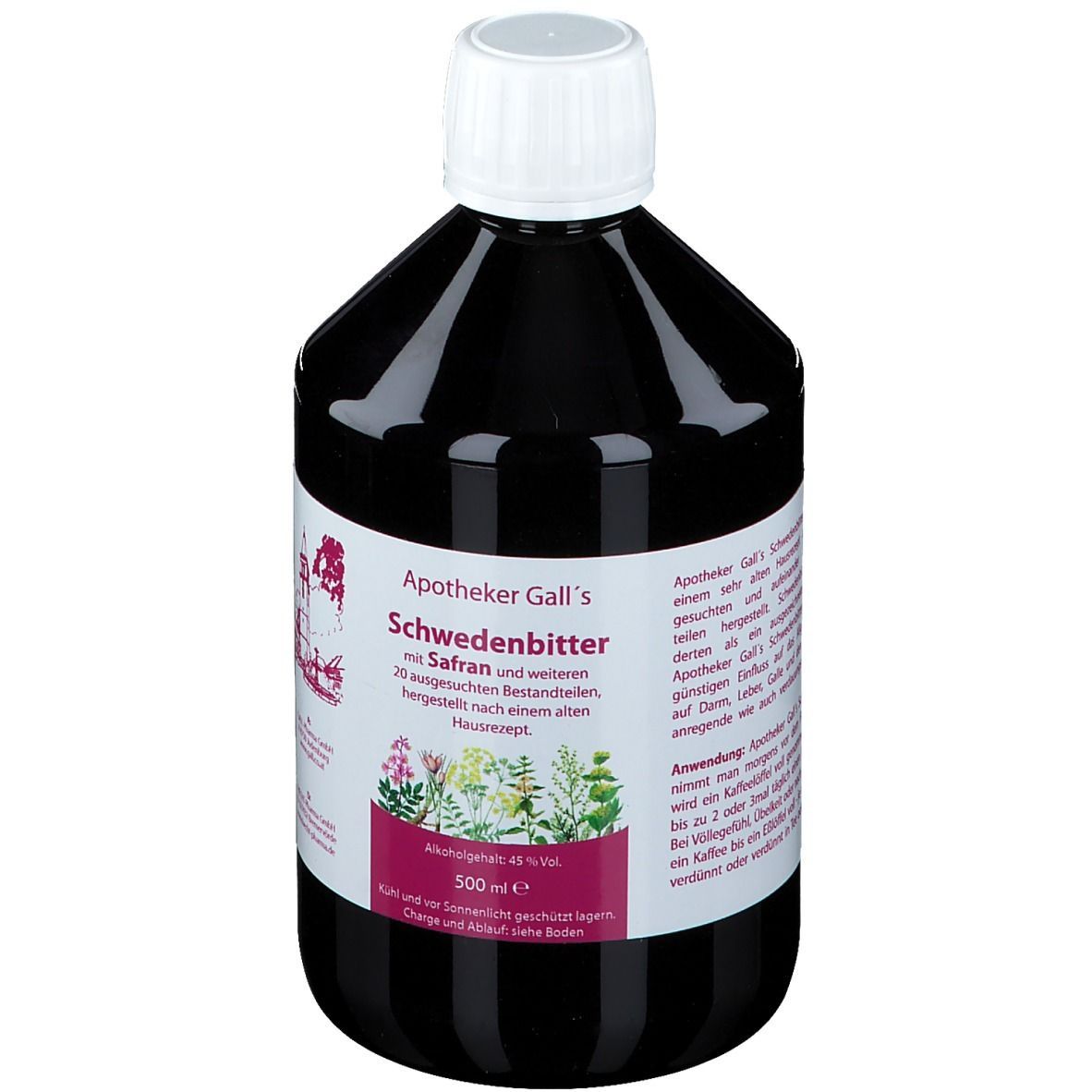 Apotheker Galls Schwedenbitter mit Safran