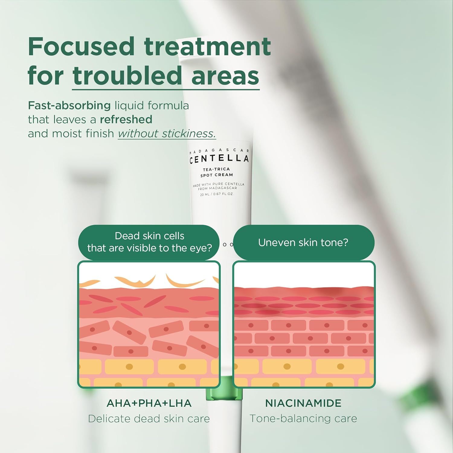 SKIN1004 Madagascar Centella Tea-Trica Spot Cream 20ml