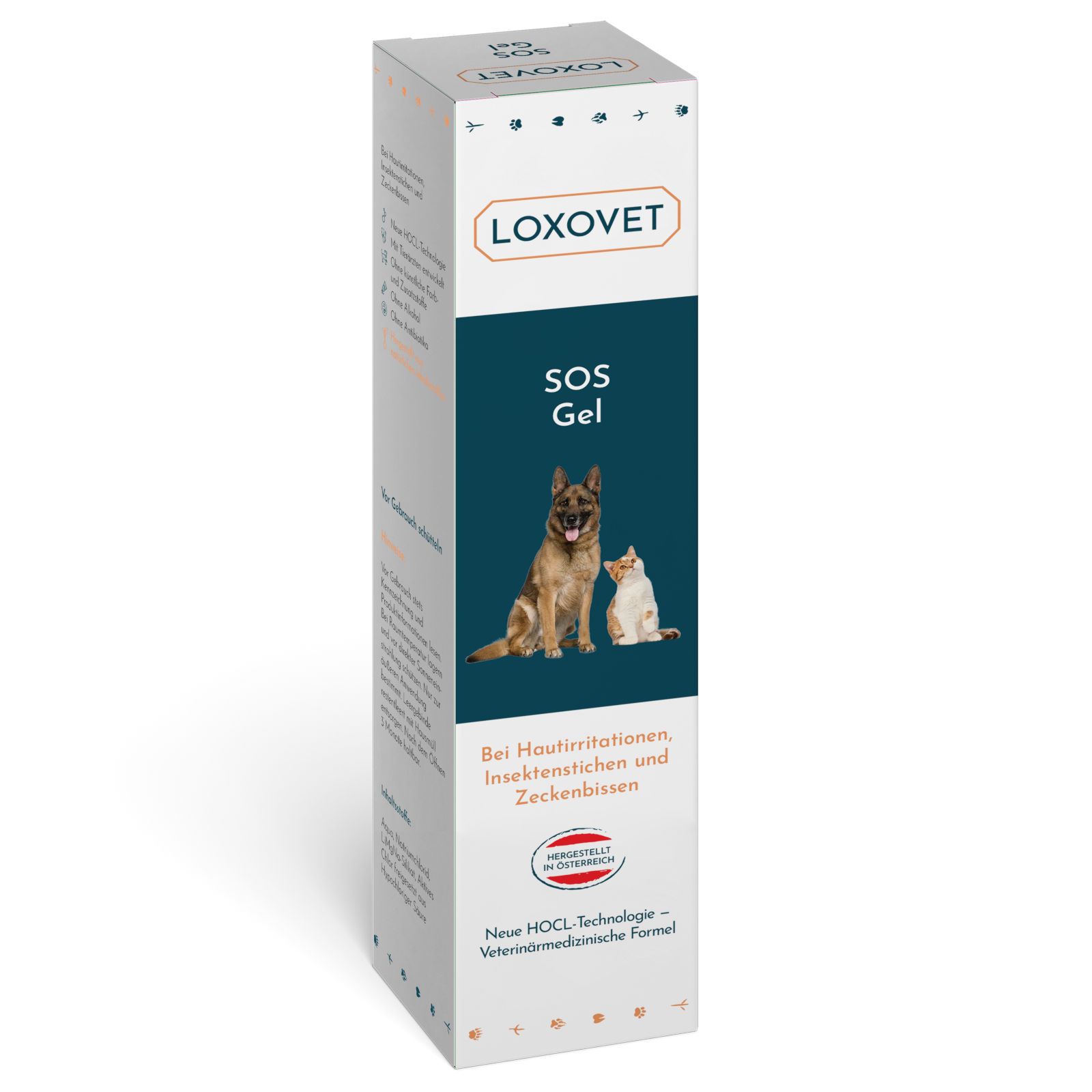 Loxovet SOS-Gel - zur Reinigung und Pflege von Wunden 100 ml Gel