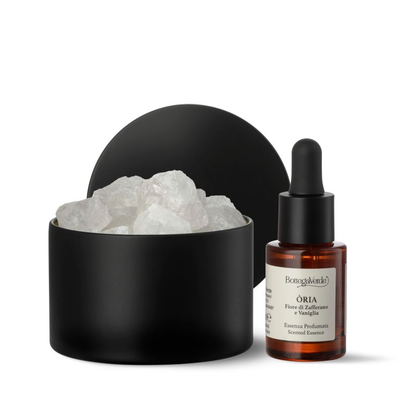 Bottega Verde Òria - FIORE DI ZAFFERANO E VANIGLIA - Diffusore aromatico con cristalli di quarzo