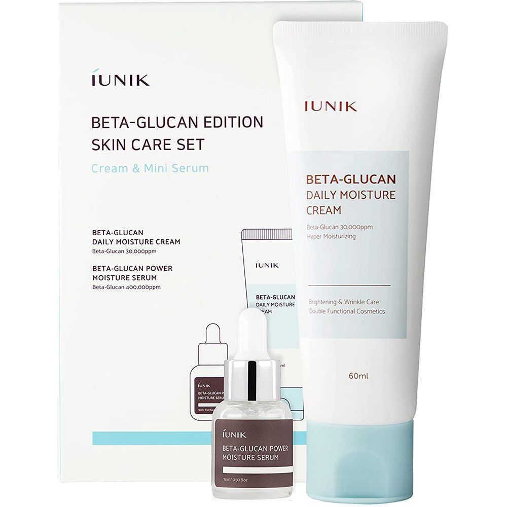 iUNIK Beta-Glucan Edition Pflegeset Creme & Serum 75 ml