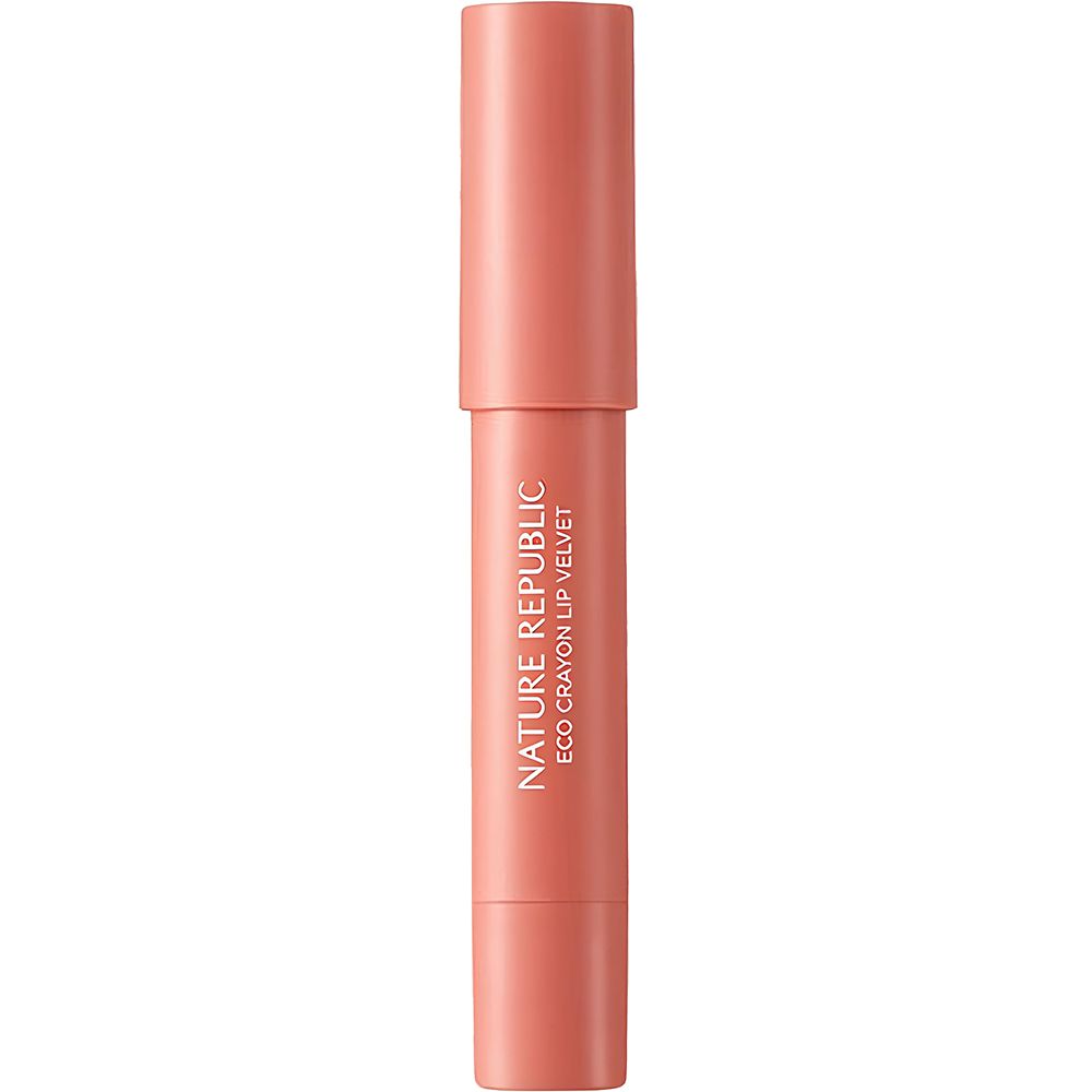 NATURE REPUBLIC By Flower Eco Crayon Lip Velvet Lipstick 01 Angel Blush .