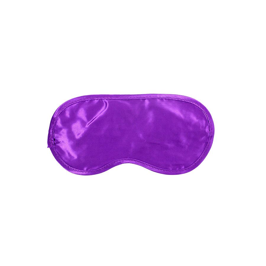 Lila Augenmaske aus Satin.