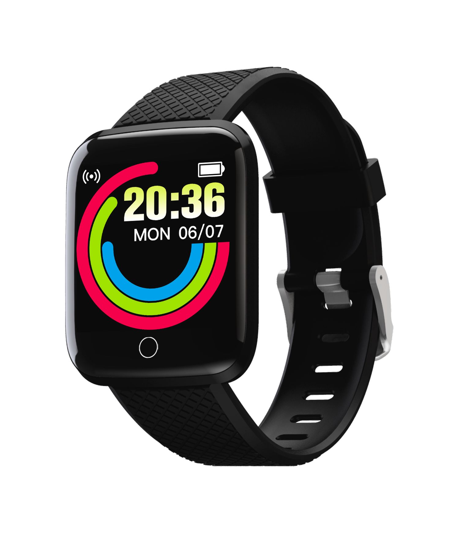 Denver Smartwatch SW-154 schwarz Sportuhr Schrittzähler Fitnesstracker Bluetooth