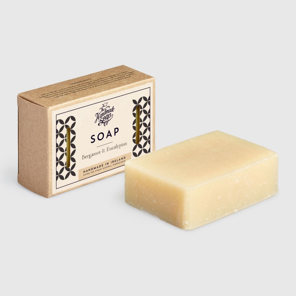 The Handmade Soap Company Seife Bergamot und Eucalytus 140 gr.