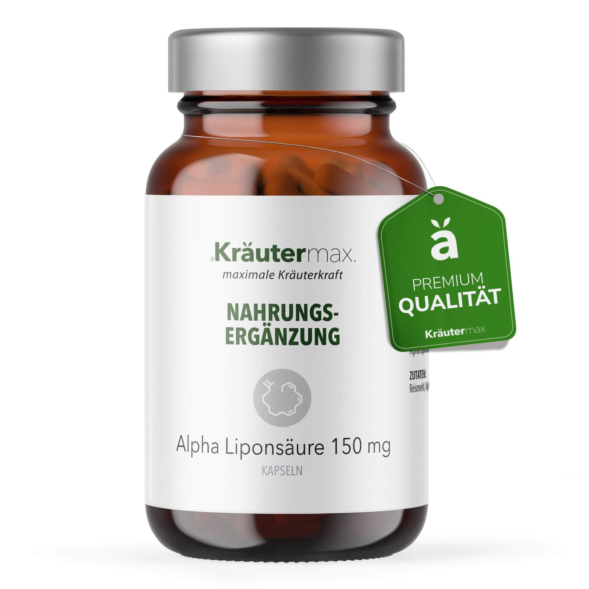 Kräutermax Alpha Liponsäure 150 mg Kapseln