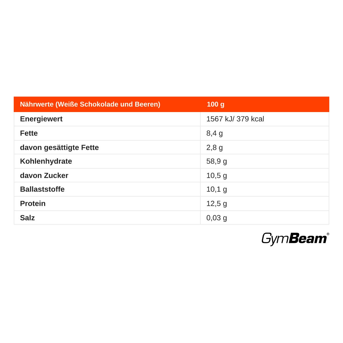 GymBeam Knuspermüsli Mix mit Haferflocken