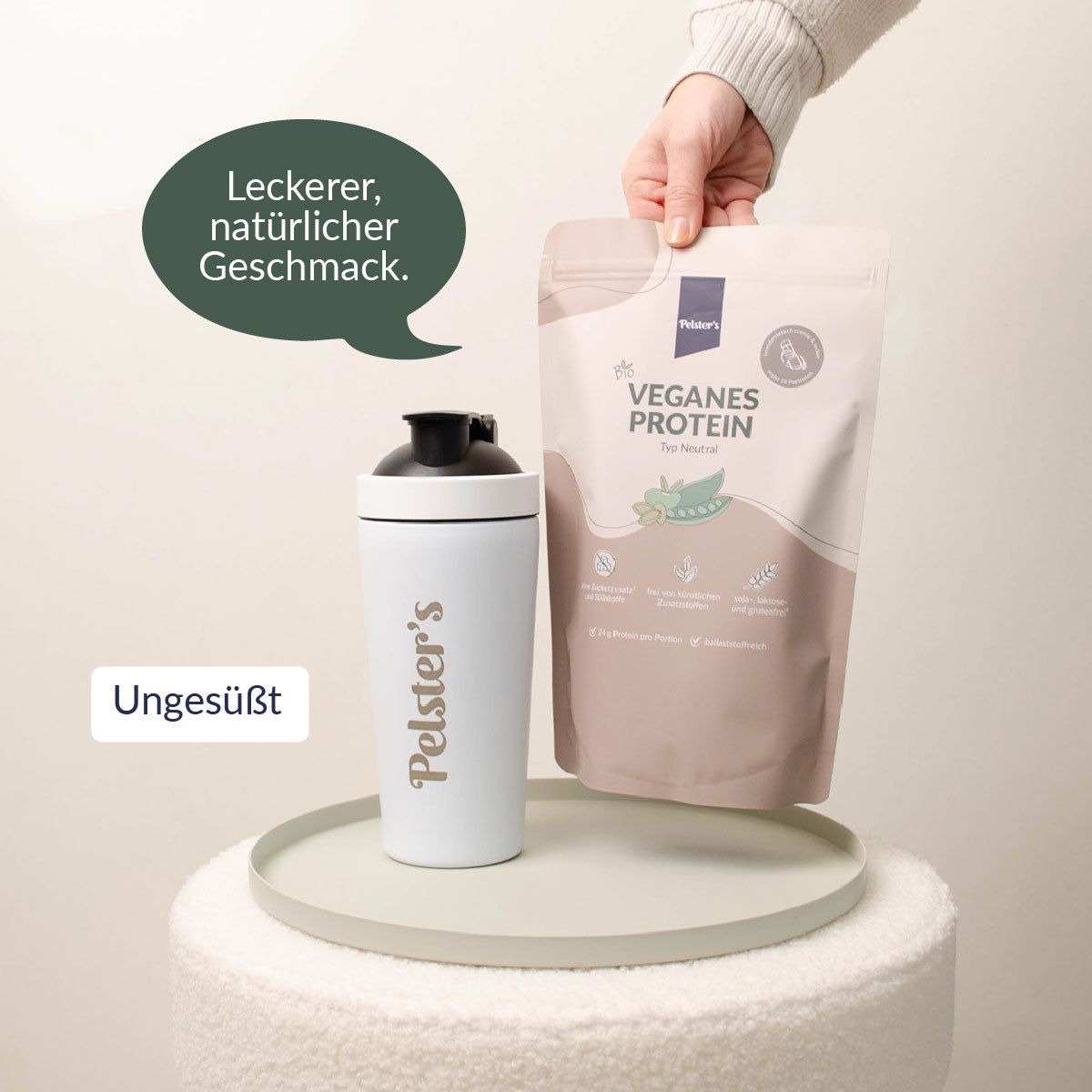 Pelster's Veganes Bio Proteinpulver Typ Neutral