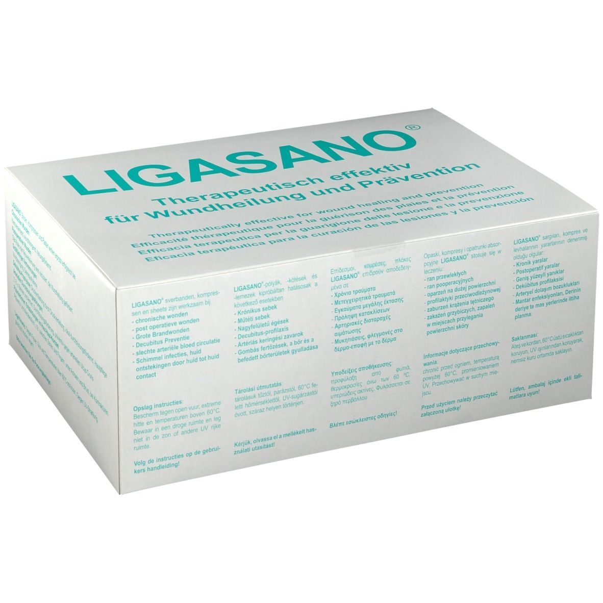 LIGASANO® Wundverband weiss steril 0,4 cm x 1,5 cm x 100 cm