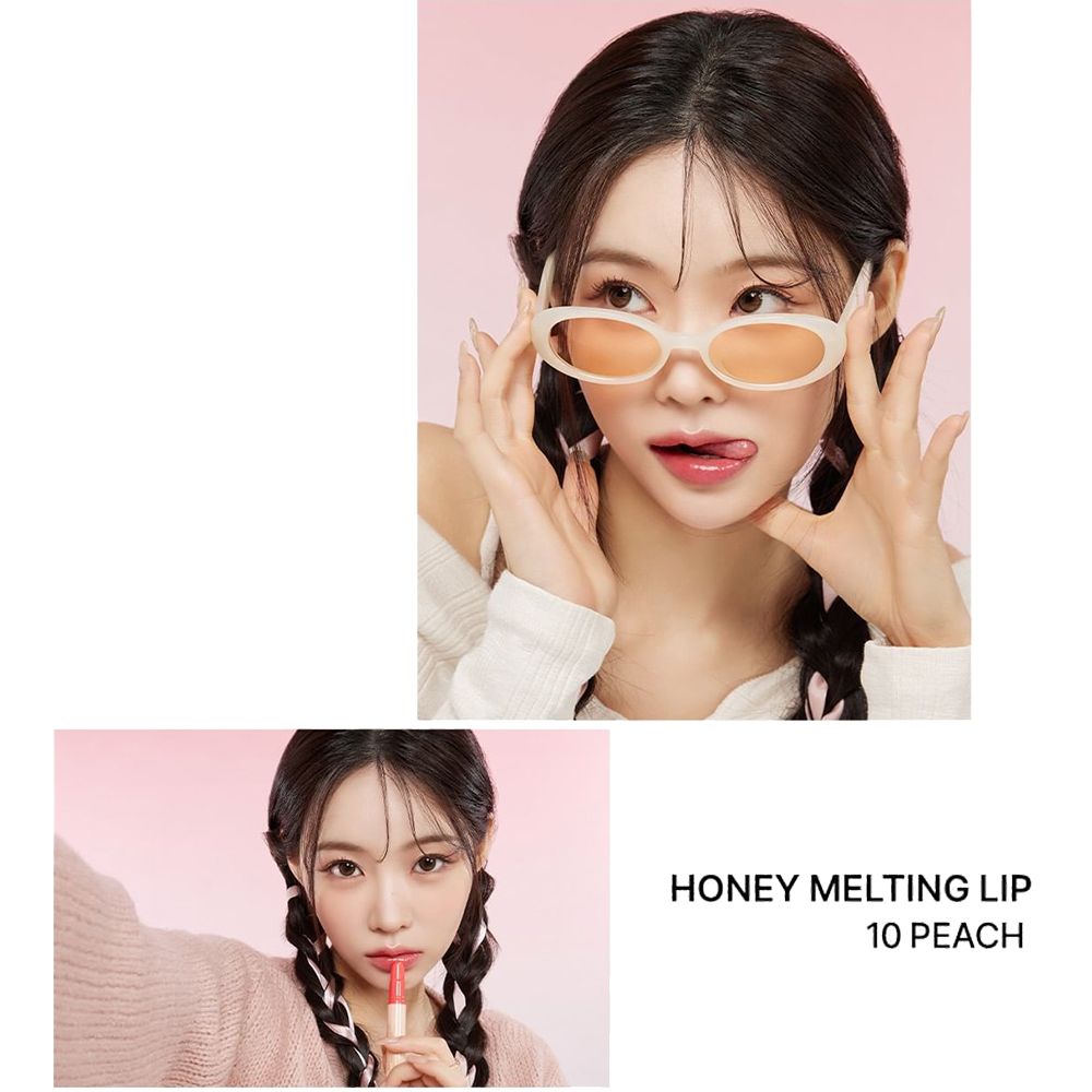 NATURE REPUBLIC Honey Melting Lip Lip Gloss 10 Peach