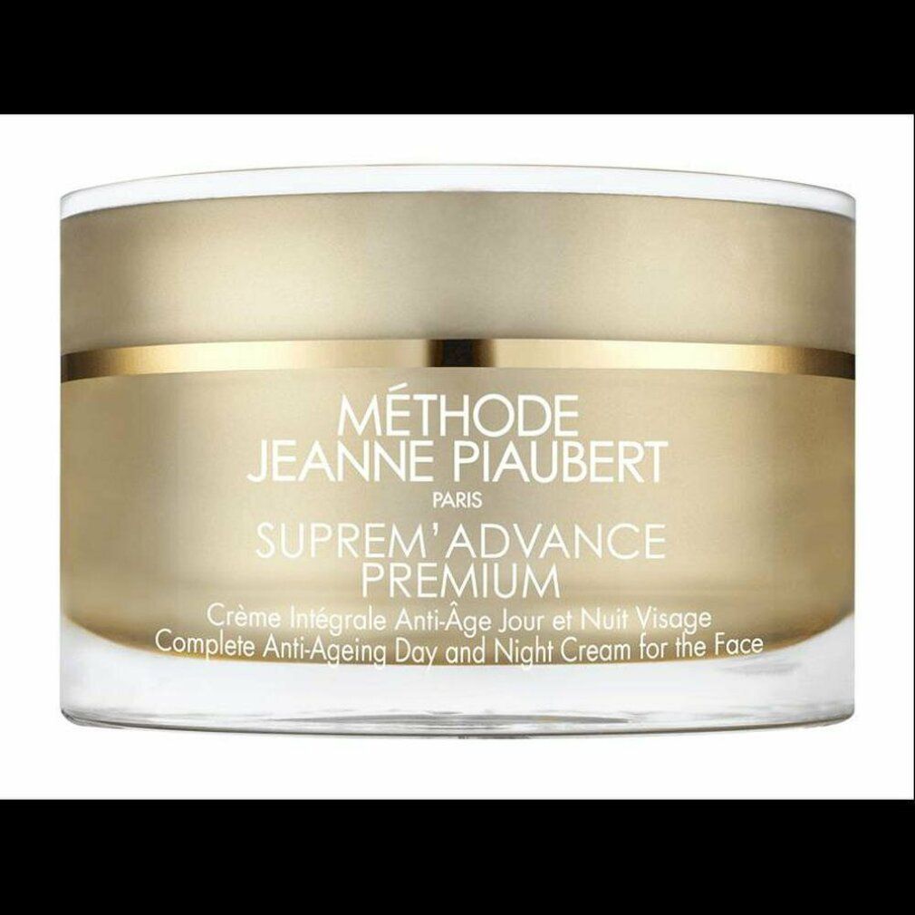 Jeanne Piaubert Suprem' Advance Premium Tages- und Nachtcreme, goldener Tiegel.