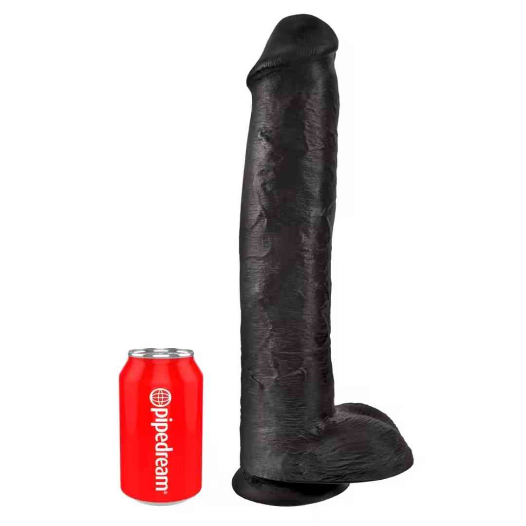 Schwarzer XXL Dildo 15“ King Cock