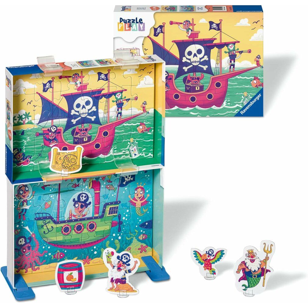 ravensburger Puzzle&Play: Erde am Horizont 2x24 Teile