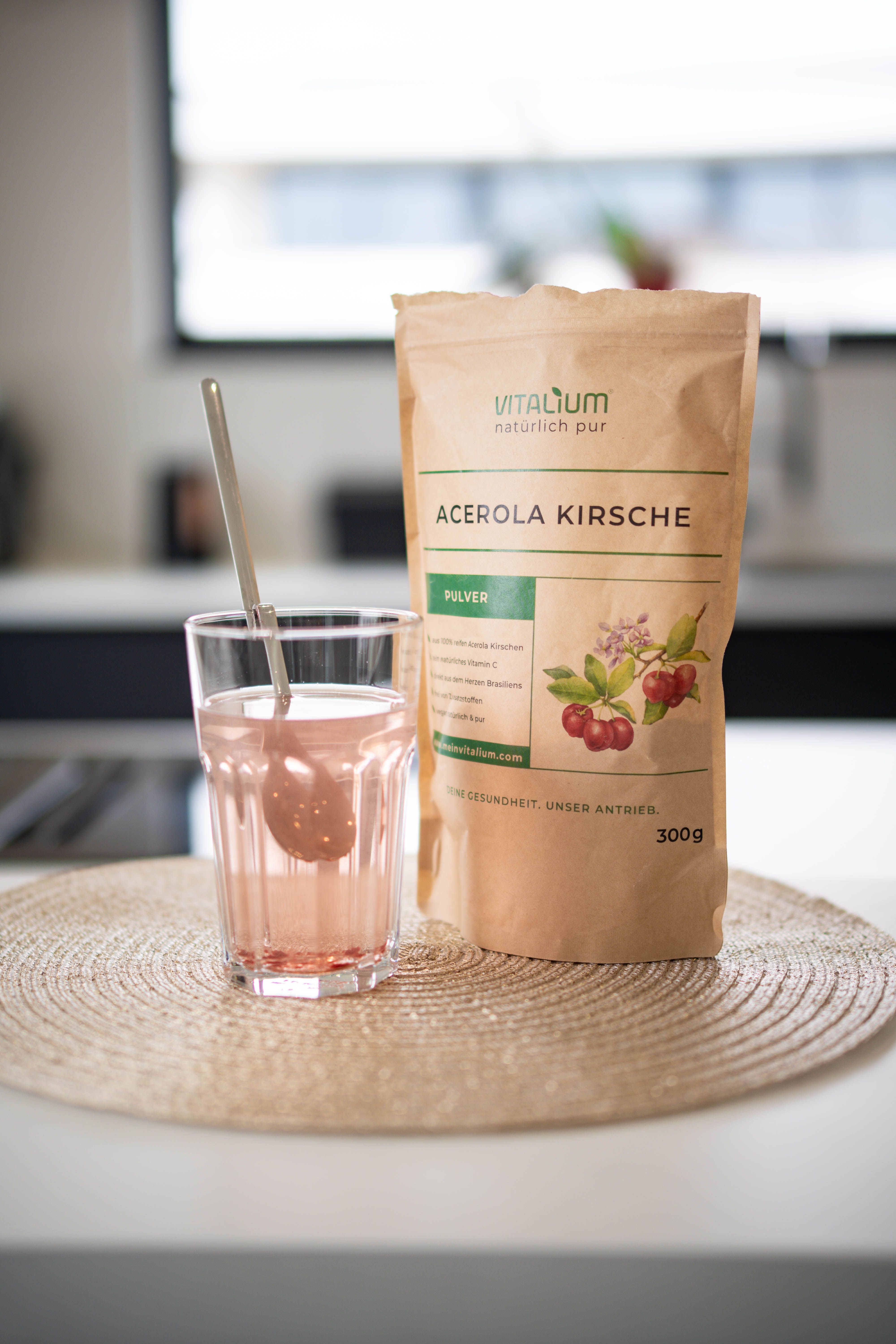 meinVitalium - reines Acerola Kirsch Vitamin-C Pulver