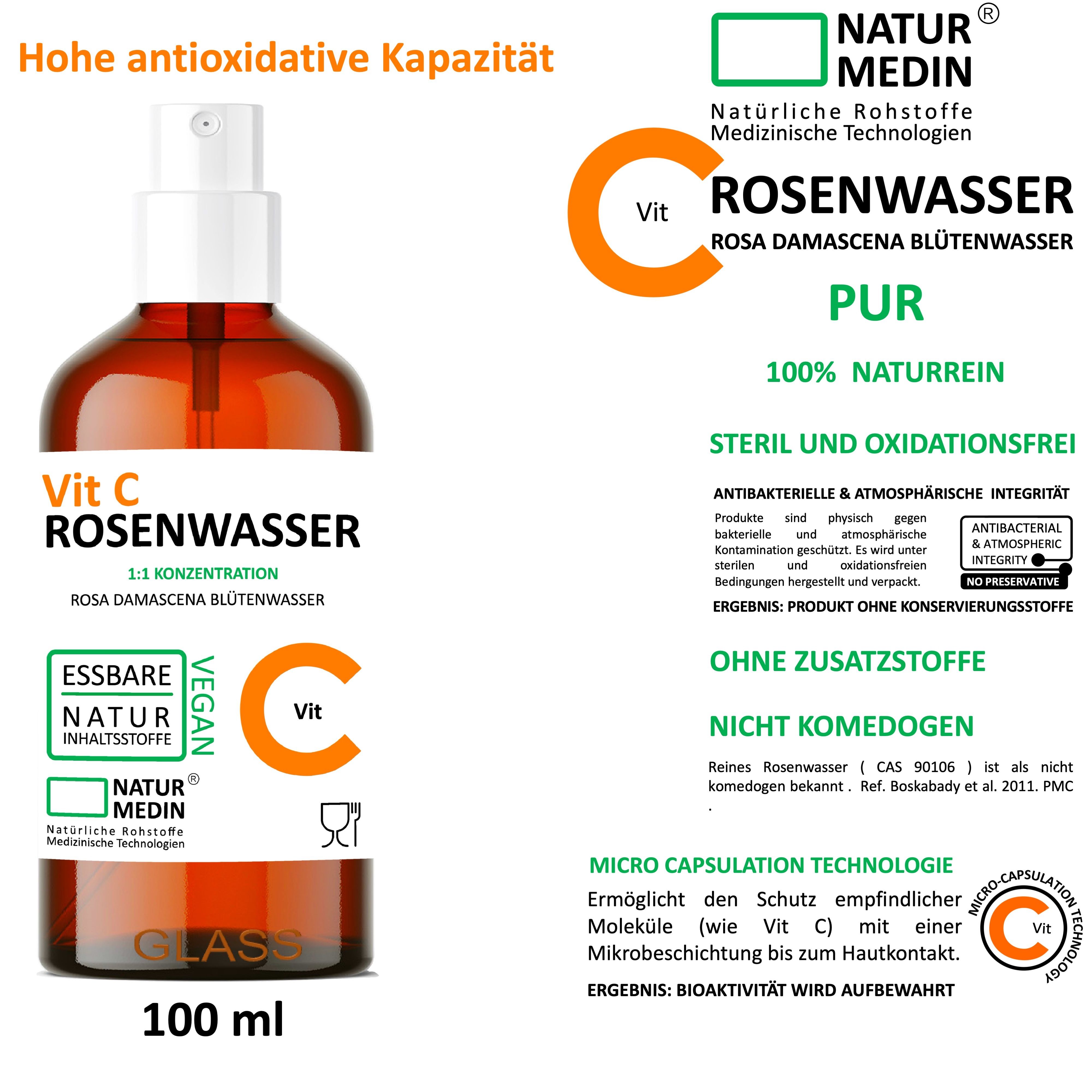 NATURMEDIN®  Vitamin-C Rosenwasser