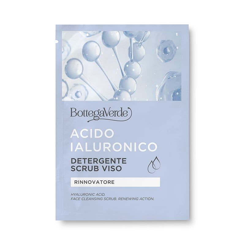 Bottega Verde Acido Ialuronico - Detergente scrub viso - rinnovatore