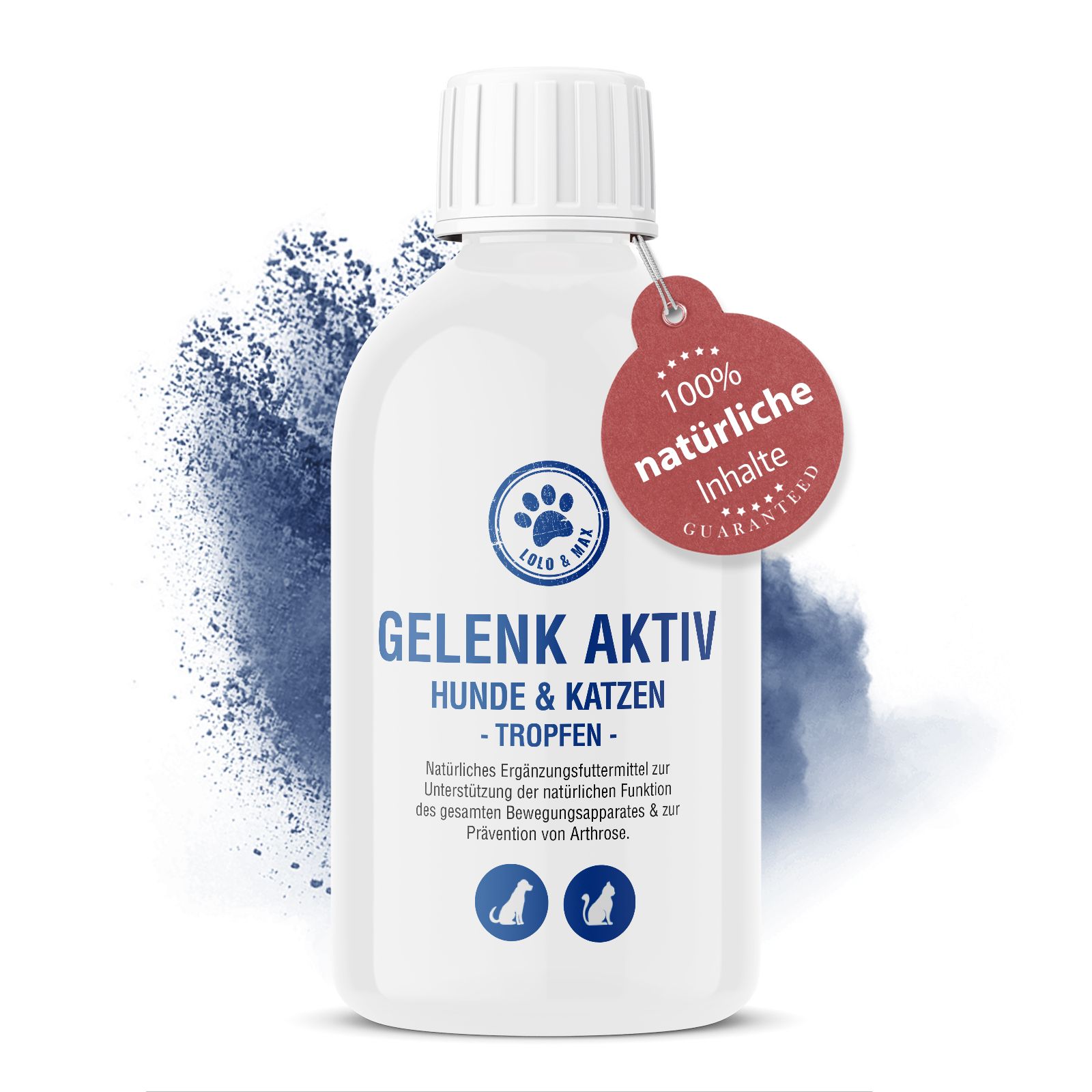 Lolo & Max - Gelenk Aktiv - Tropfen für Hunde und Katzen - 250ml