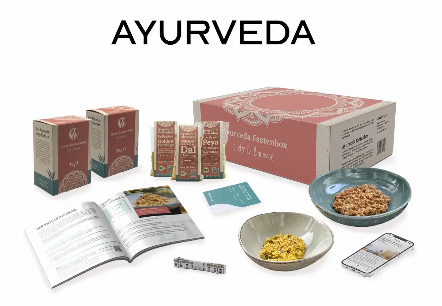 Salufast Ayurveda Fastenbox für 5 Tage