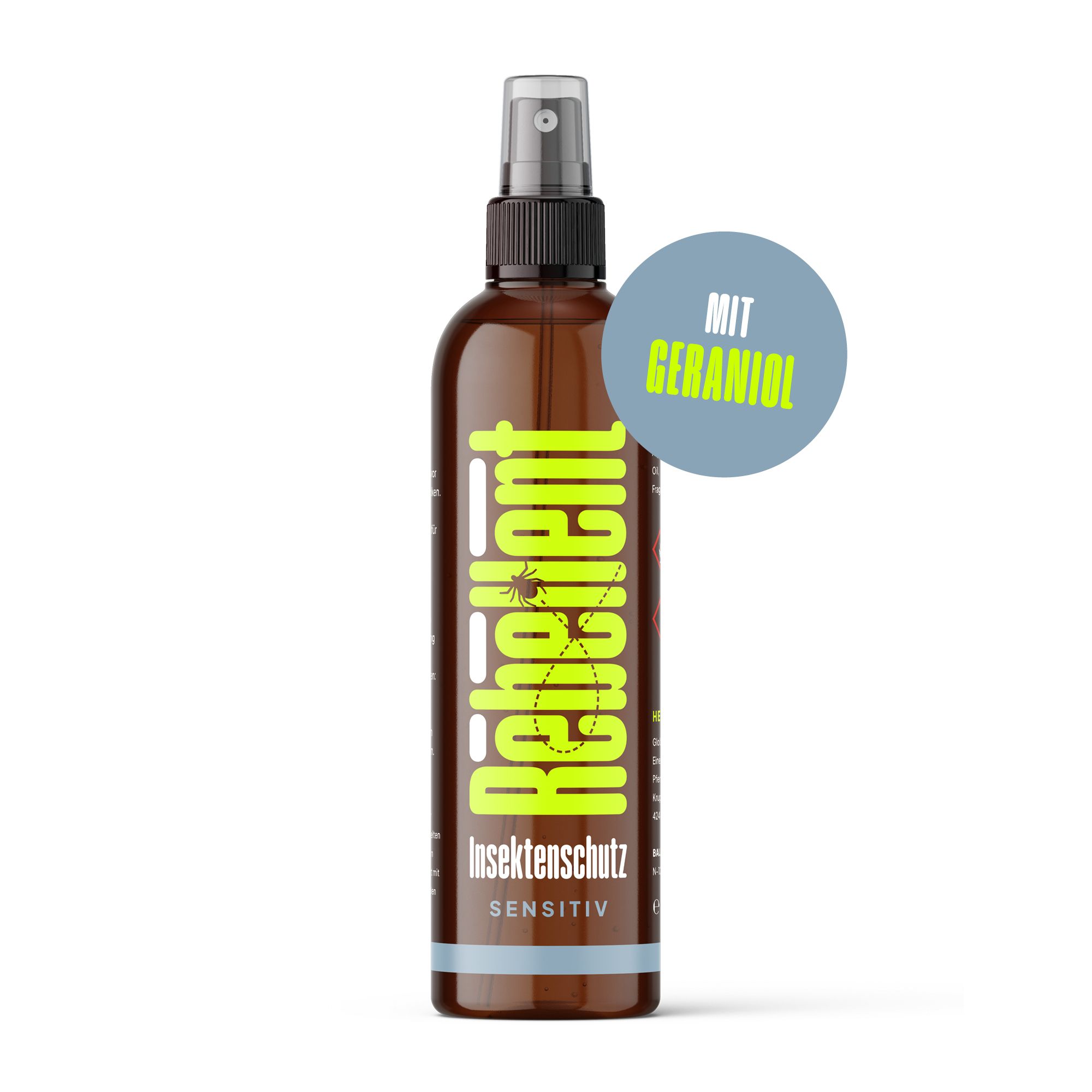 Rebellent SENSITIV Insektenschutzspray mit Geraniol & Aloe Vera