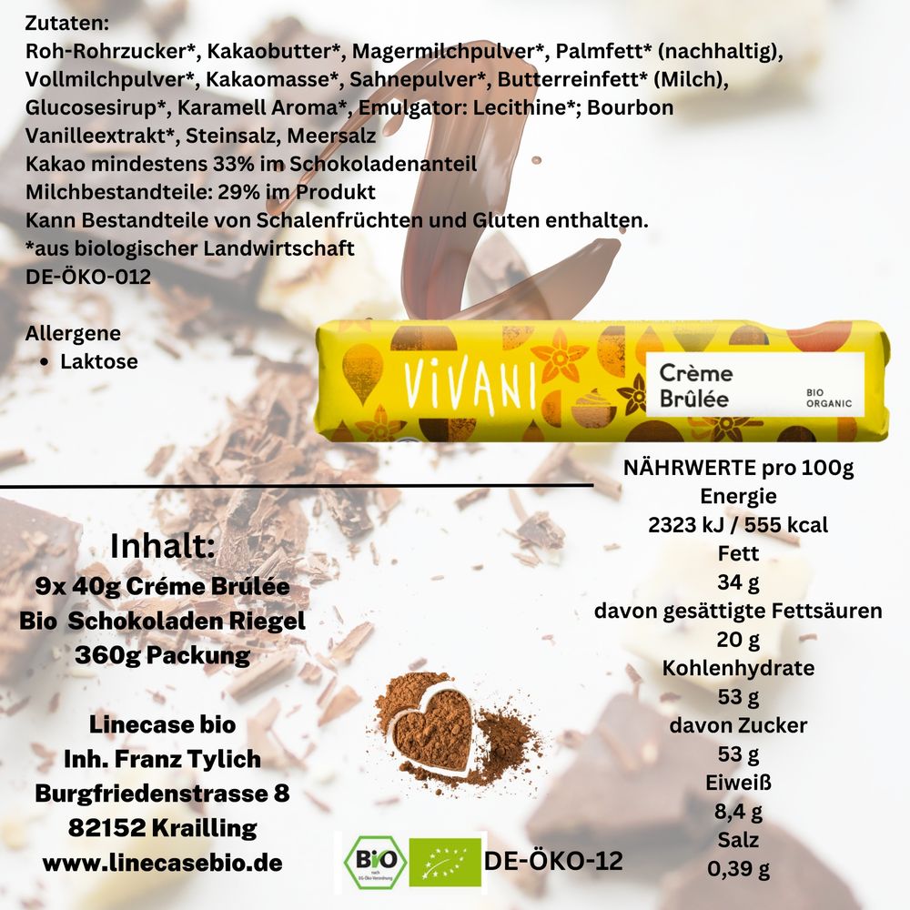 Linecase Schoko Box- Creme Brúlée