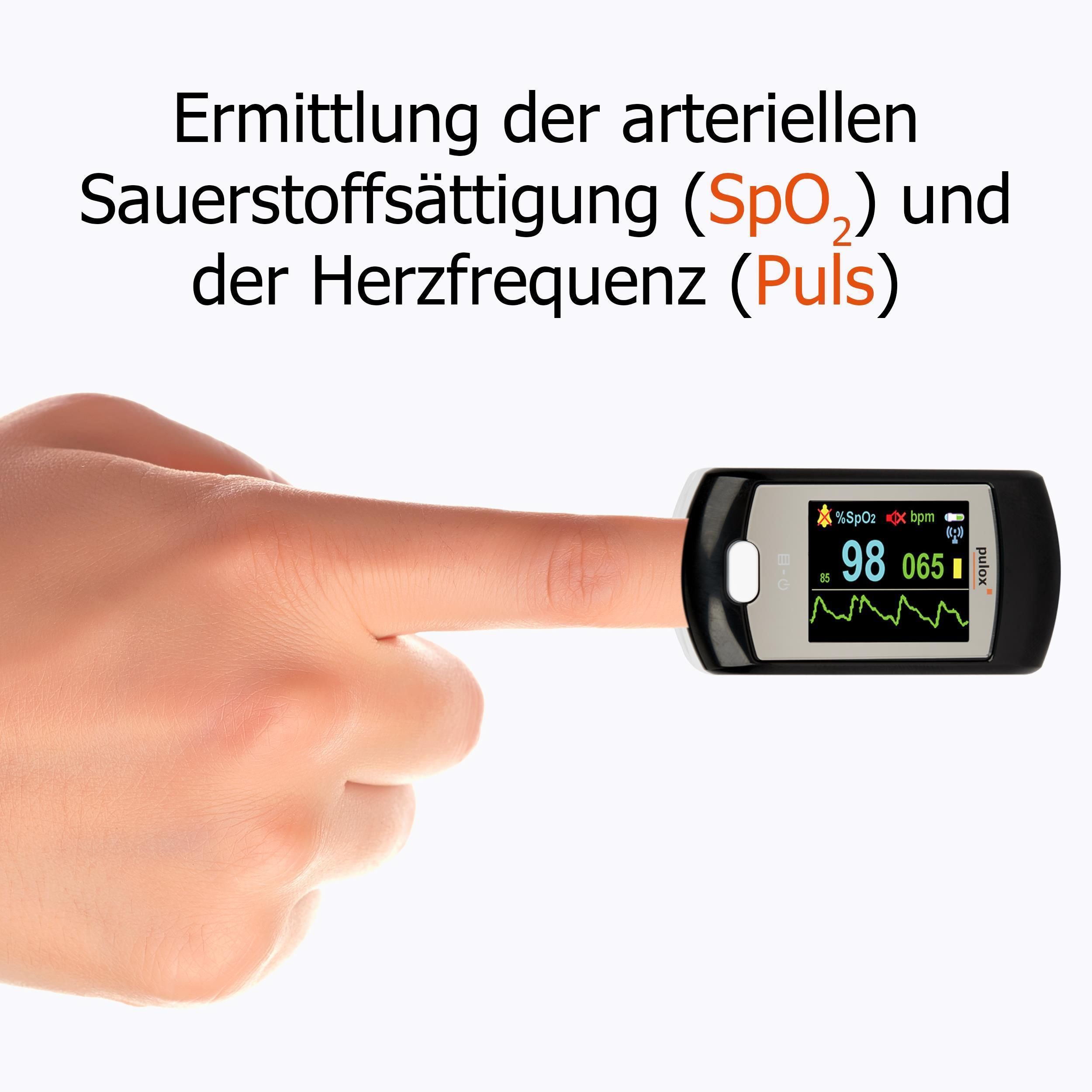 pulox Pulsoximeter PO-300 schwarz