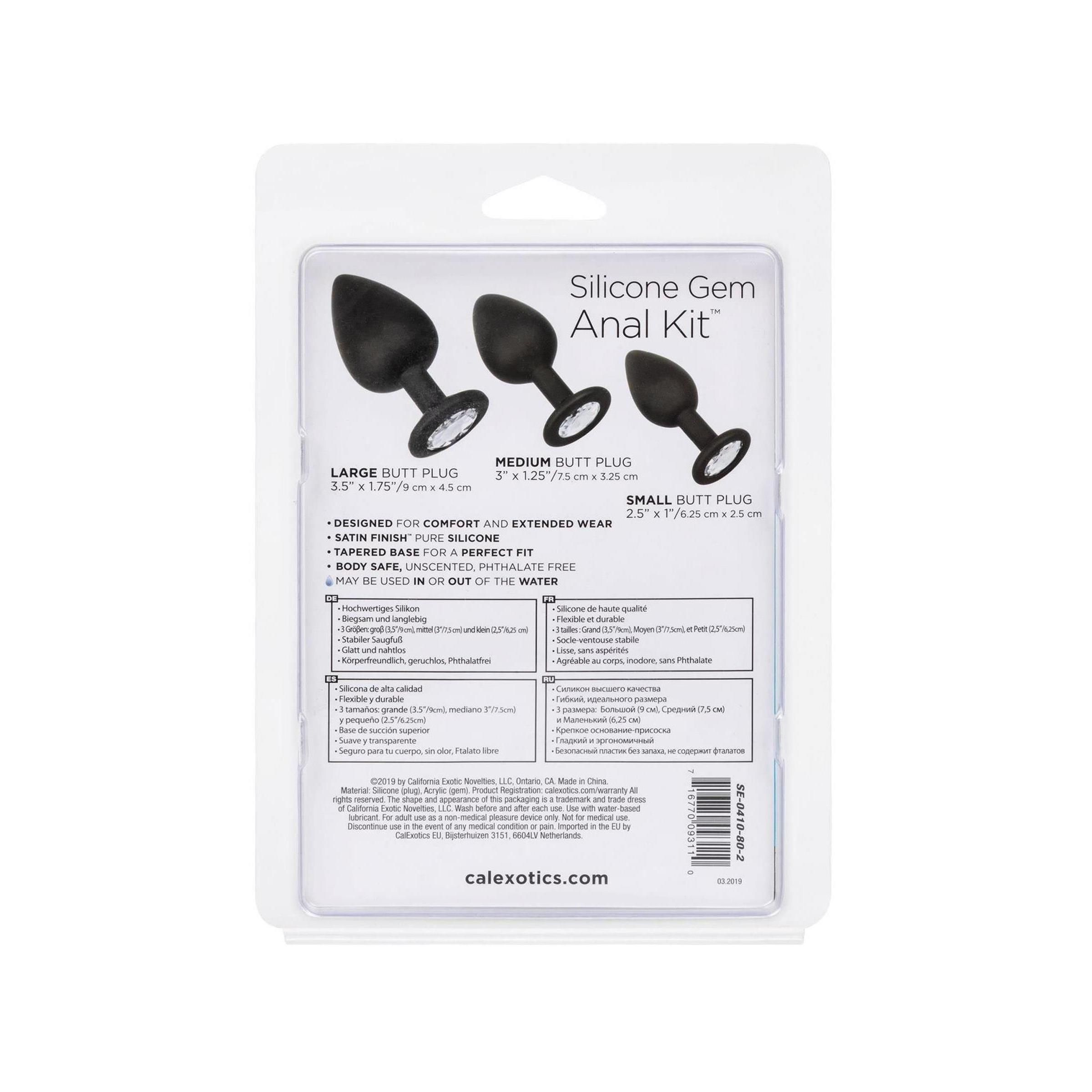 CalExotics - Silicone Gem Anal Kit