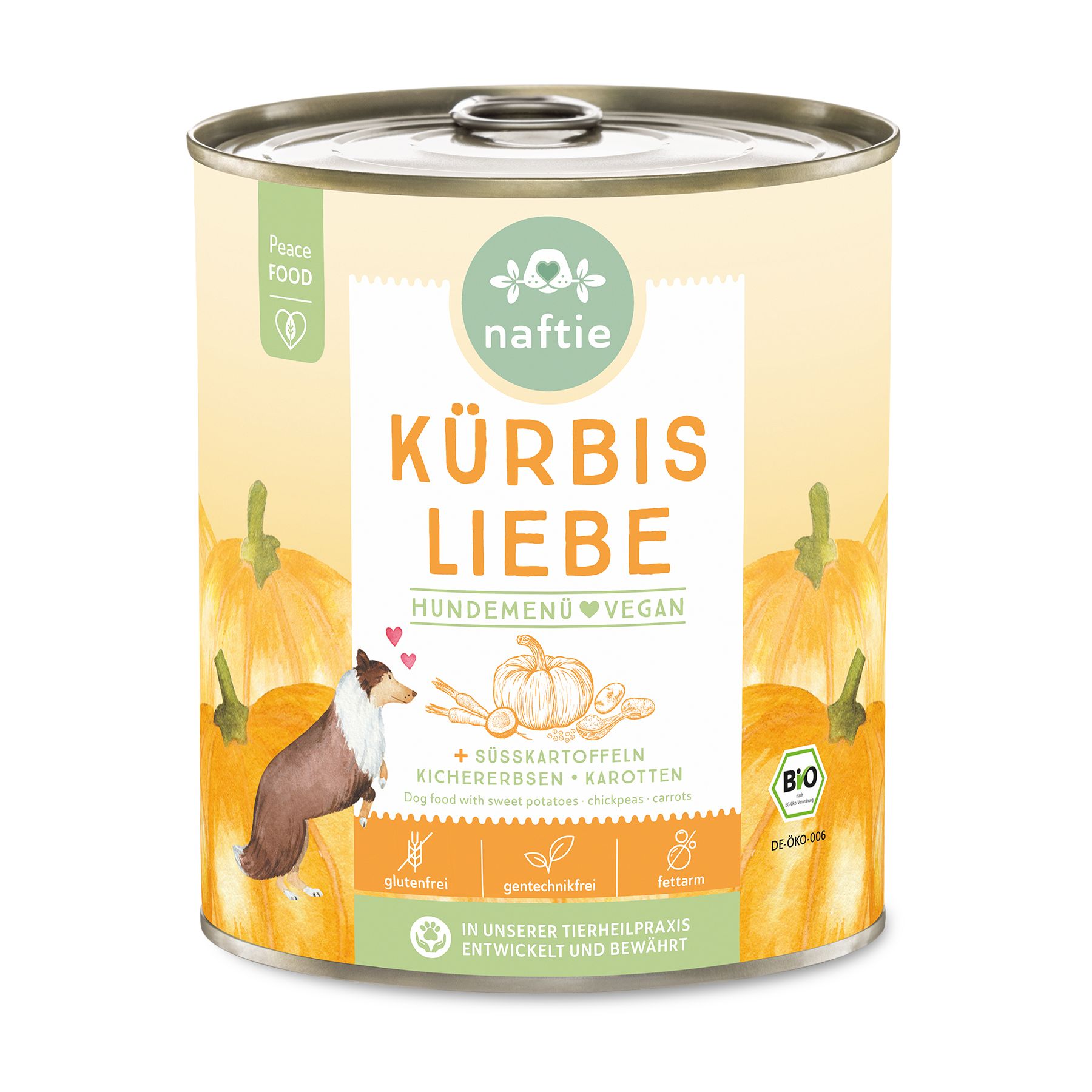 naftie Bio Kürbis Liebe 6x800 g Dose