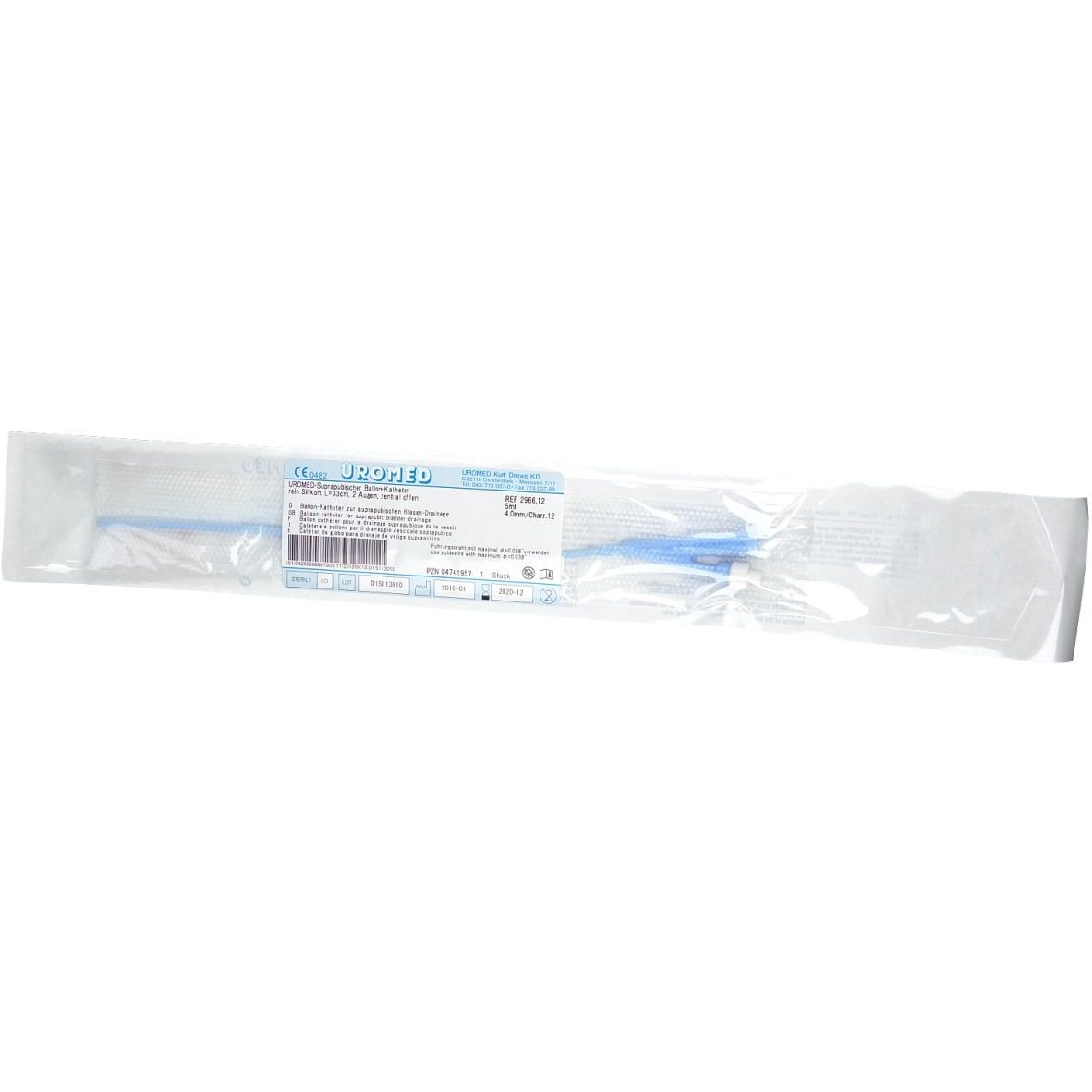 Uromed Suprapubischer Ballonkatheter Ch 12