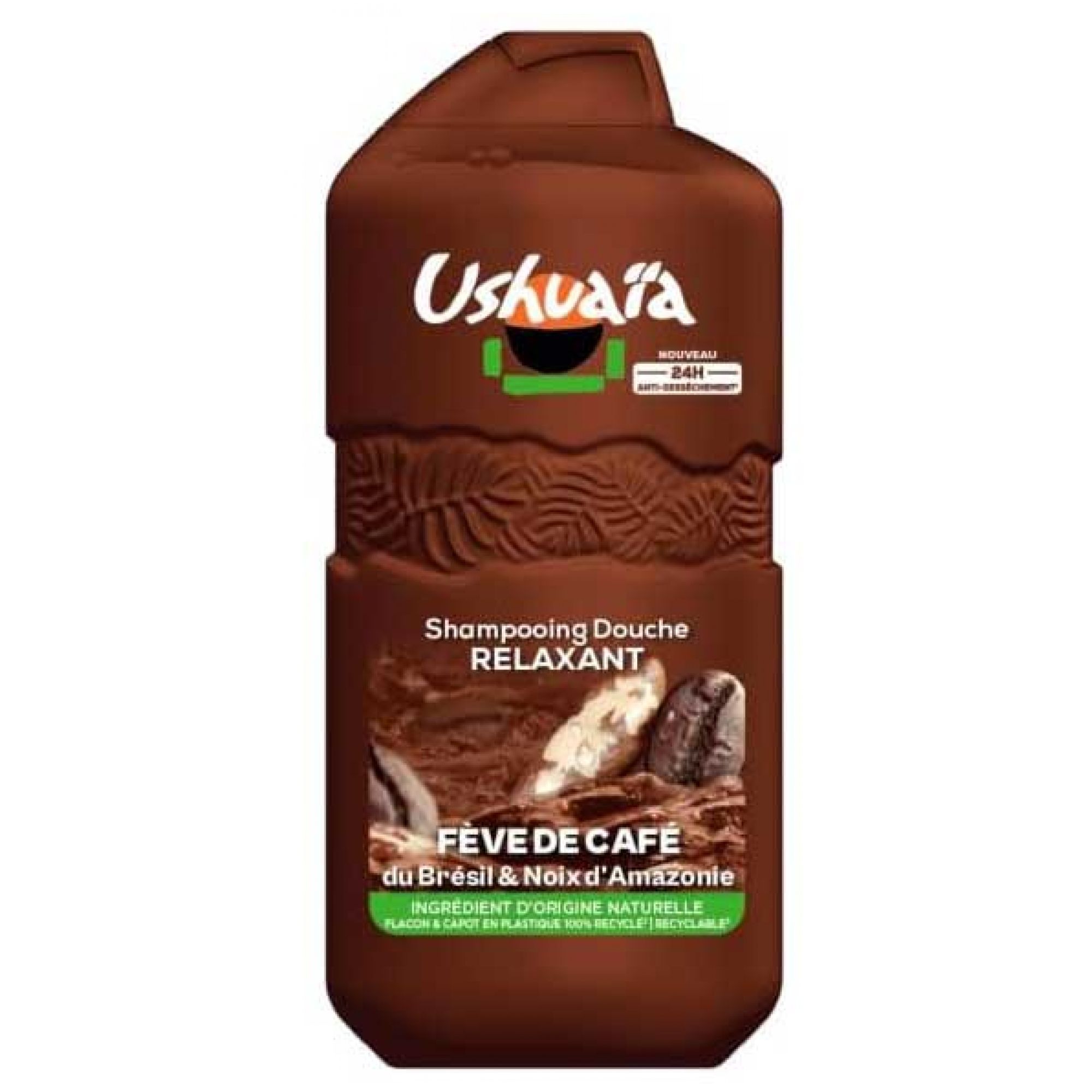 Ushuaïa Entspannendes Dusch-Shampoo Kaffeebohne 2 7,5x4x16,34 cm