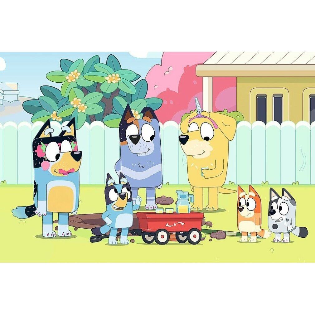 trefl Puzzle Mondo Felice Bluey 100 pezzi