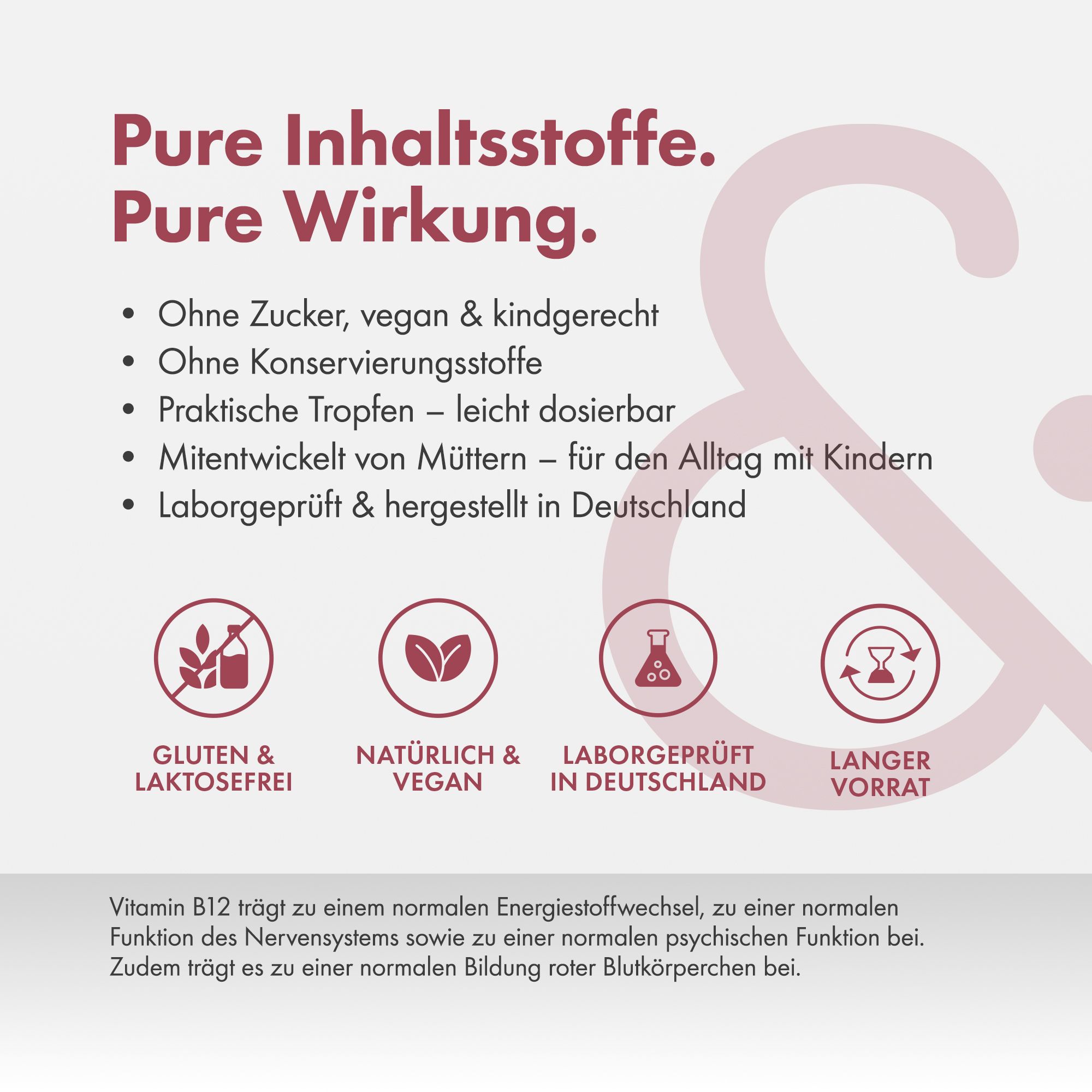 MINERALS & ME® Kids Vitamin B12 Tropfen