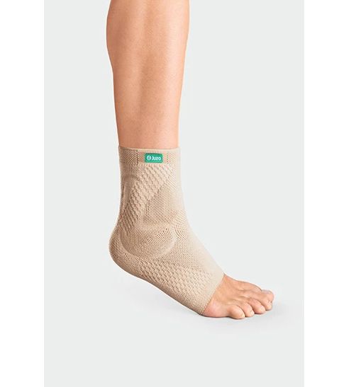 JuzoFlex Malleo Xtra atmungsaktive Sprunggelenkbandage mit Pelotte und spezieller Dehnzone