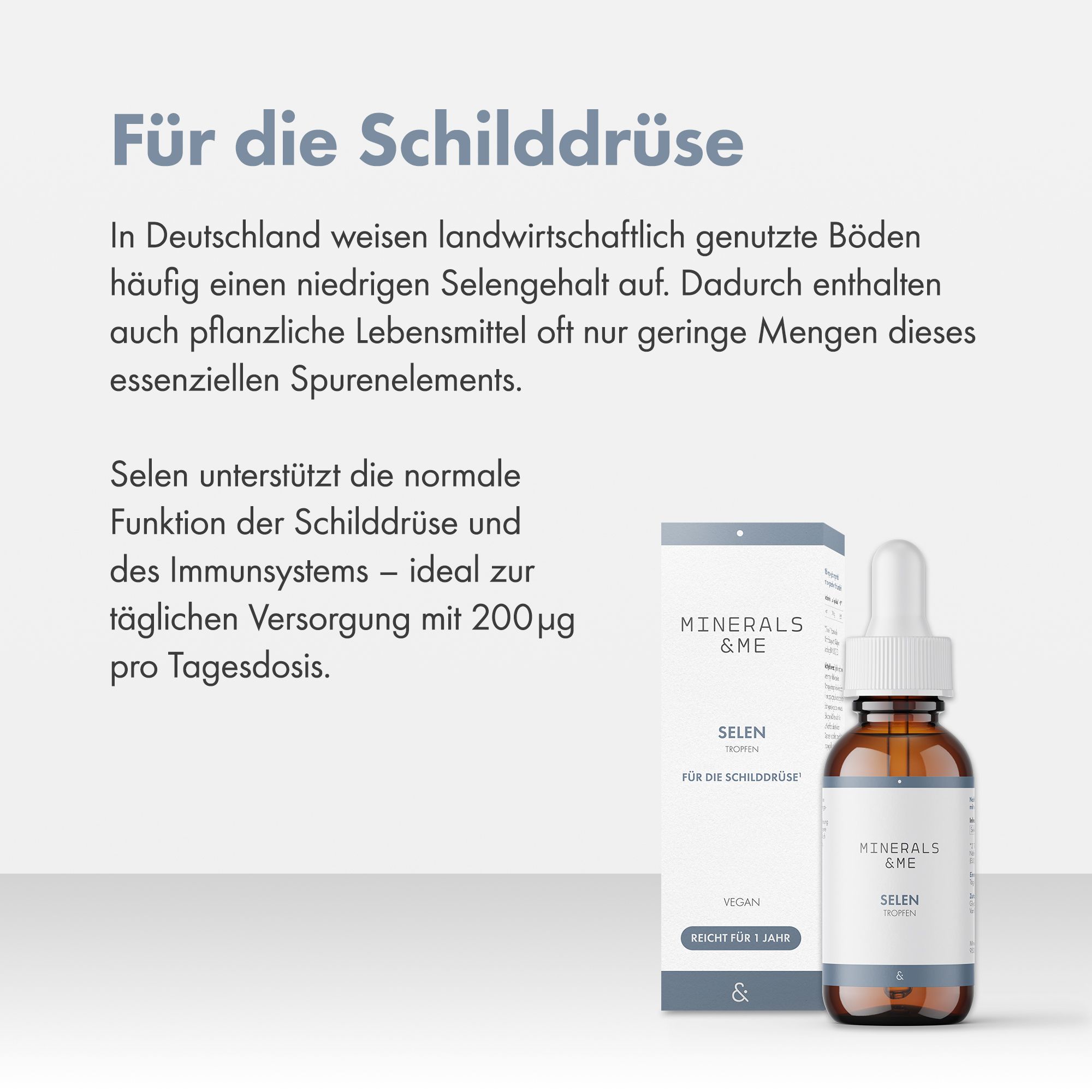 MINERALS & ME® Selen Tropfen