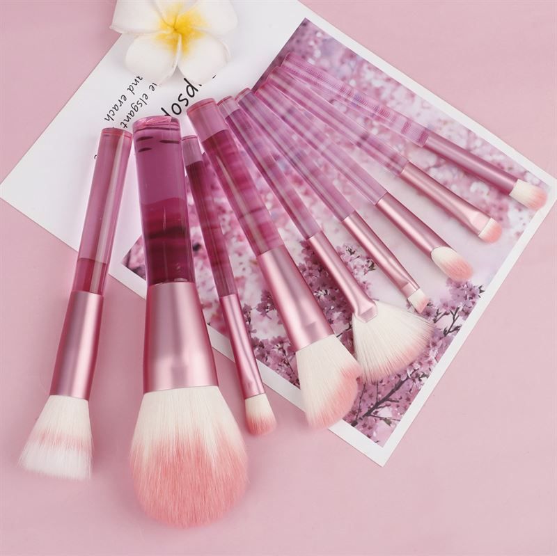 Translucent Perfection Makeup Brush Set - Pink