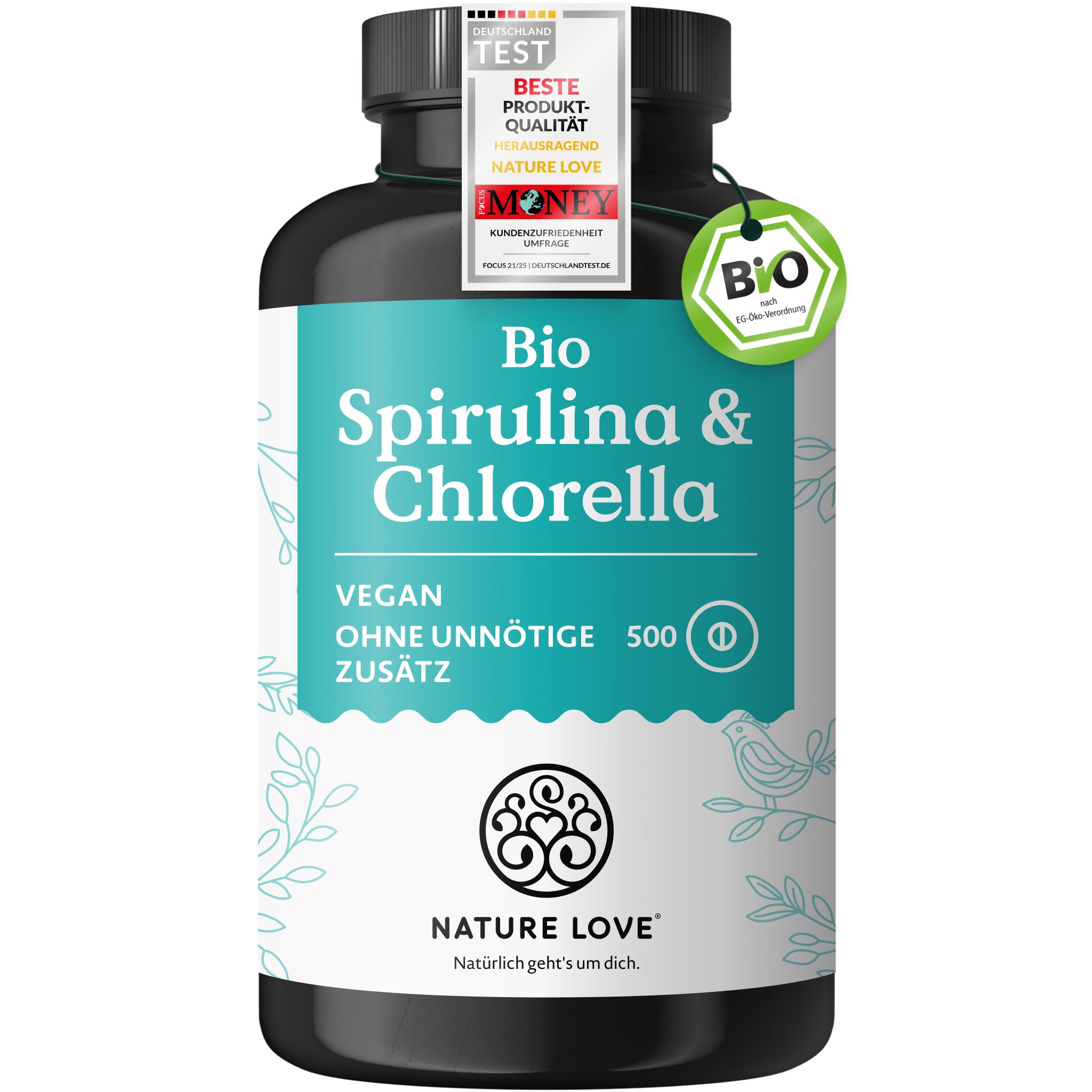 NATURE LOVE® Bio Spirulina &amp; Clorella