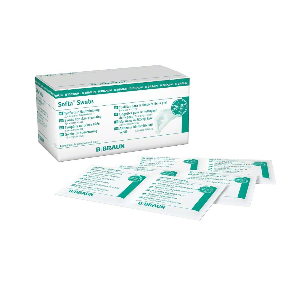 B. Braun Softa Swabs 30 mm Alkoholtupfer zur Hautreinigung