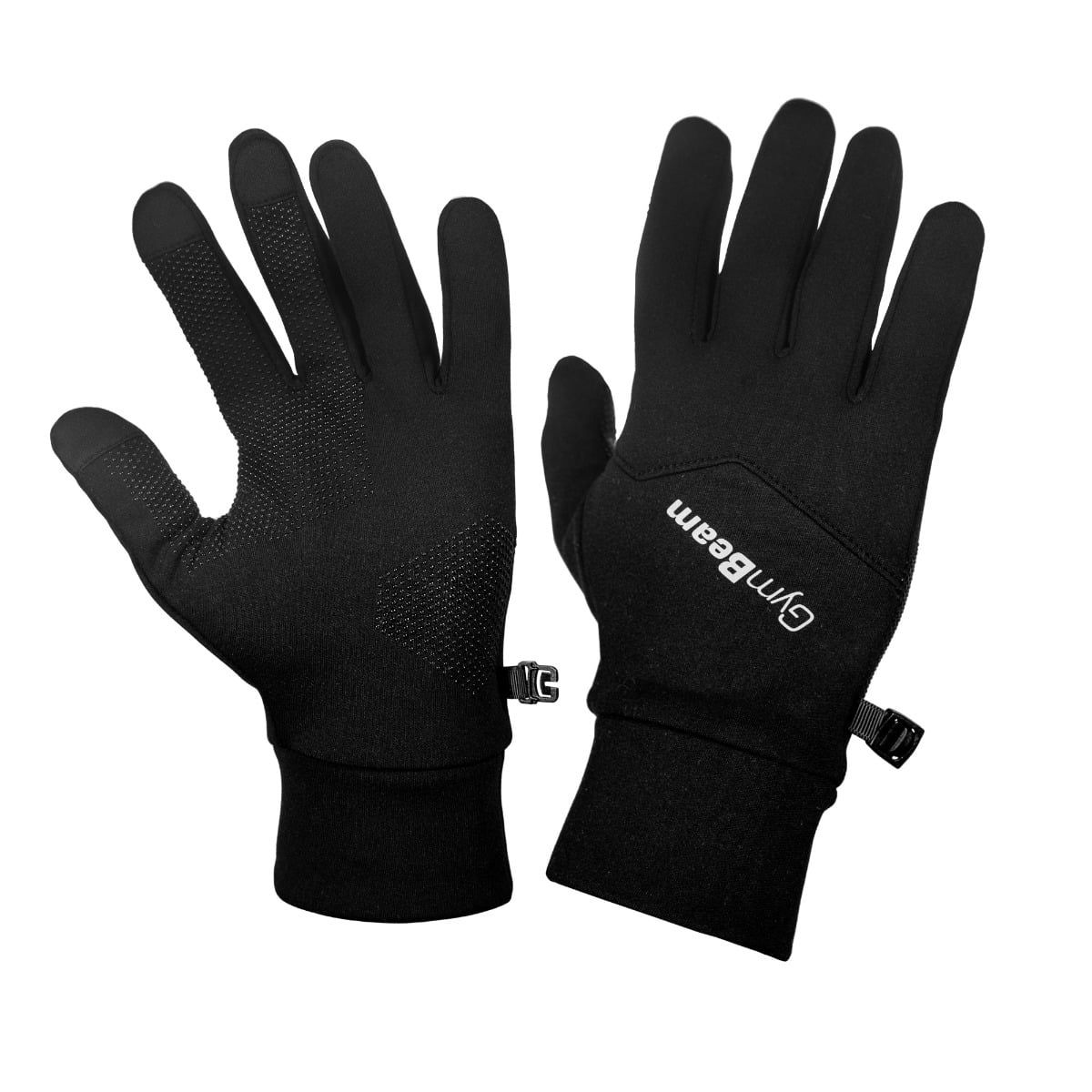 Laufhandschuhe Unisex mit Touchscreen-Funktion Black 1 St