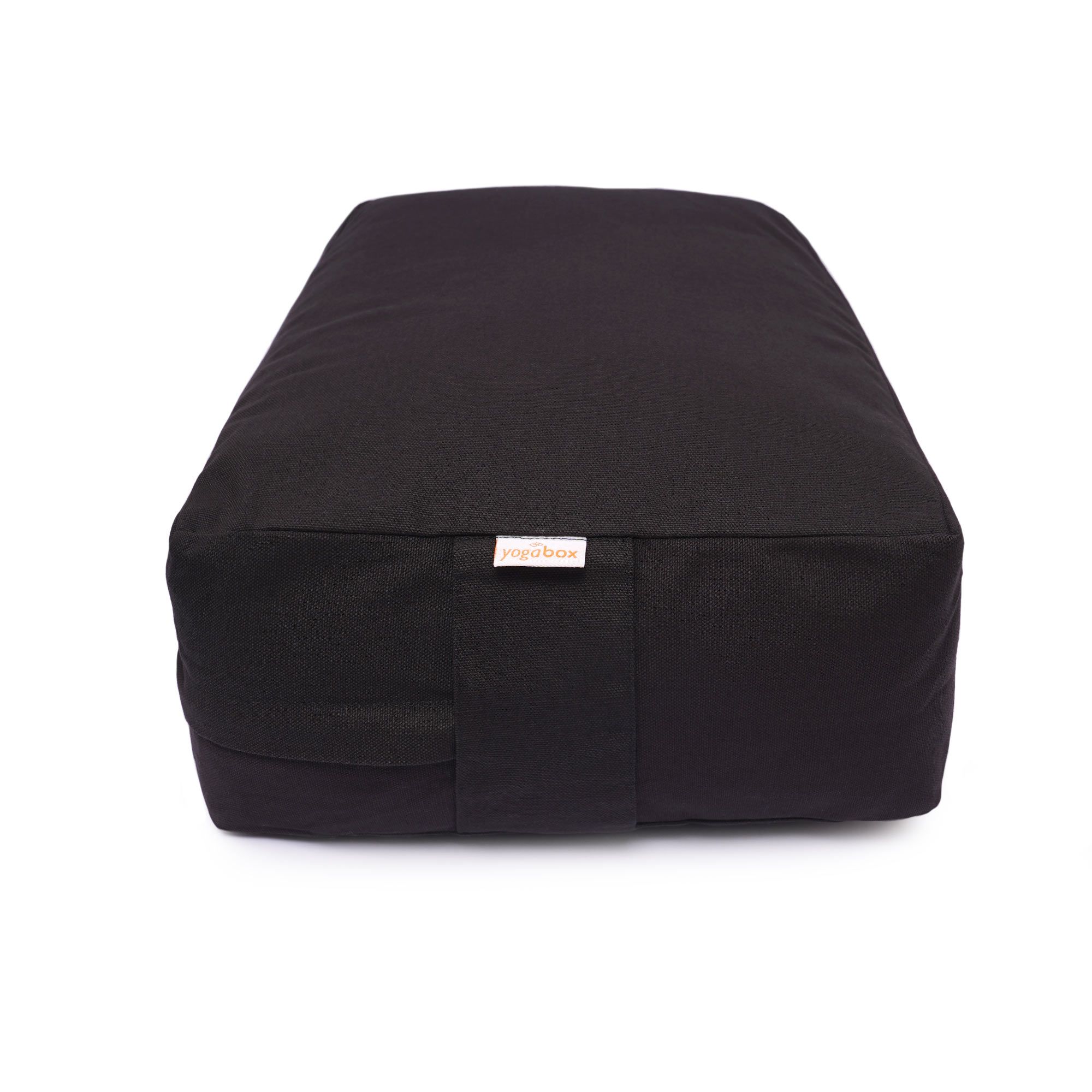 yogabox VIPASSANA Kissen XL - schwarz - 45 x 33 x 13,0 cm