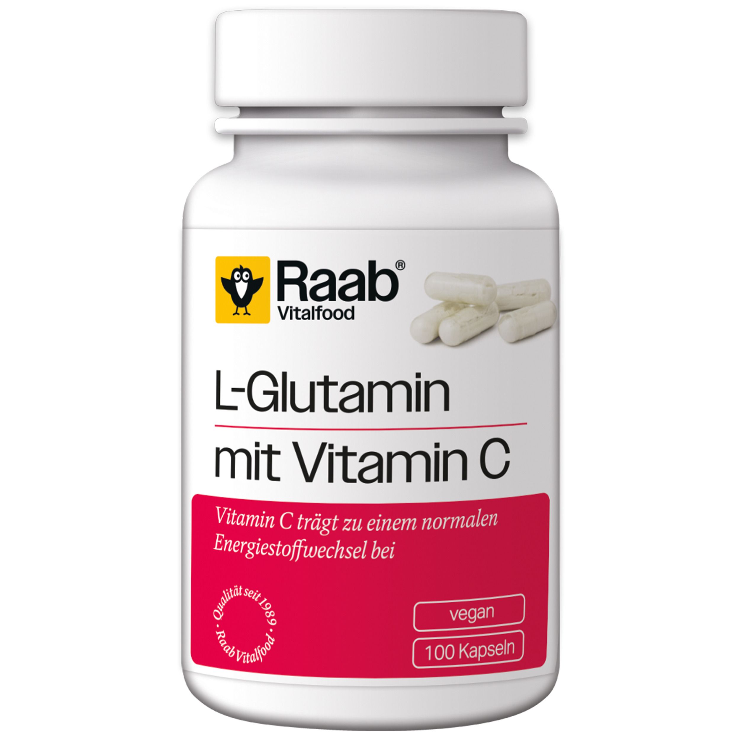 L-Glutamin 340 mg Raab Kapseln 100 St