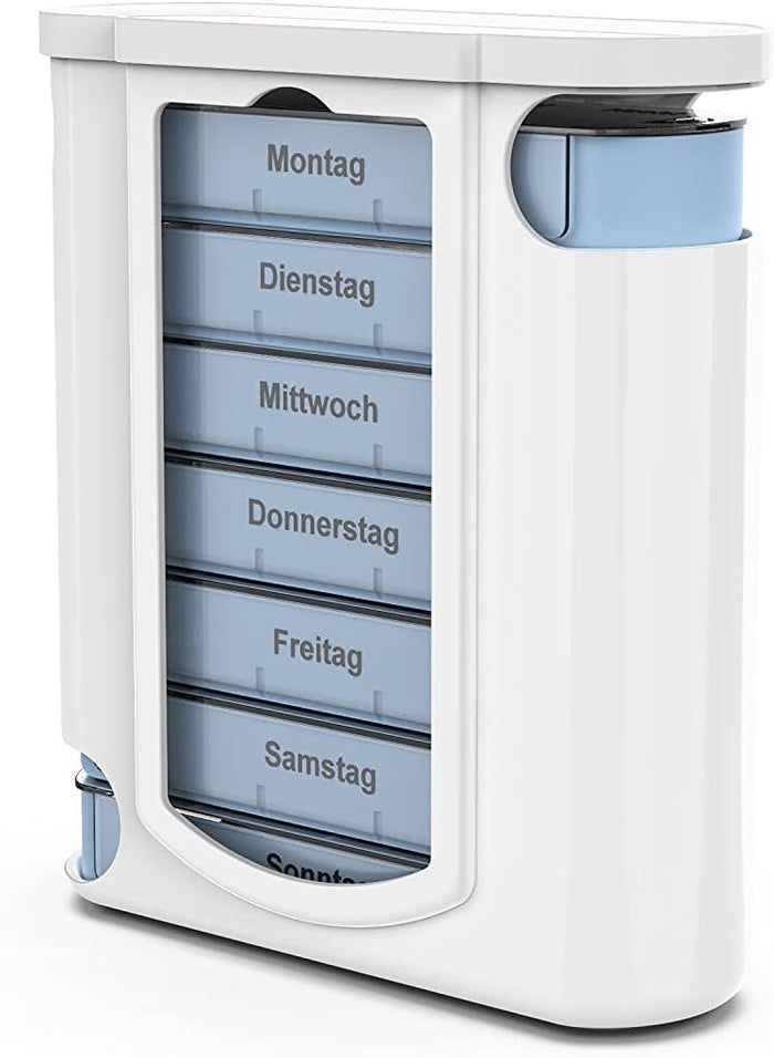 Haro Pillenbox - Weiß - einfacher Wochendosiere