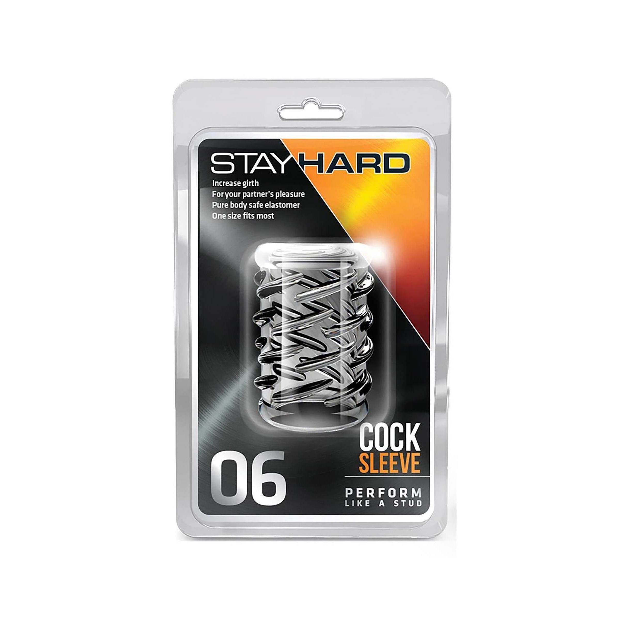 Blush - STAY HARD COCK SLEEVE 06 CLEAR
