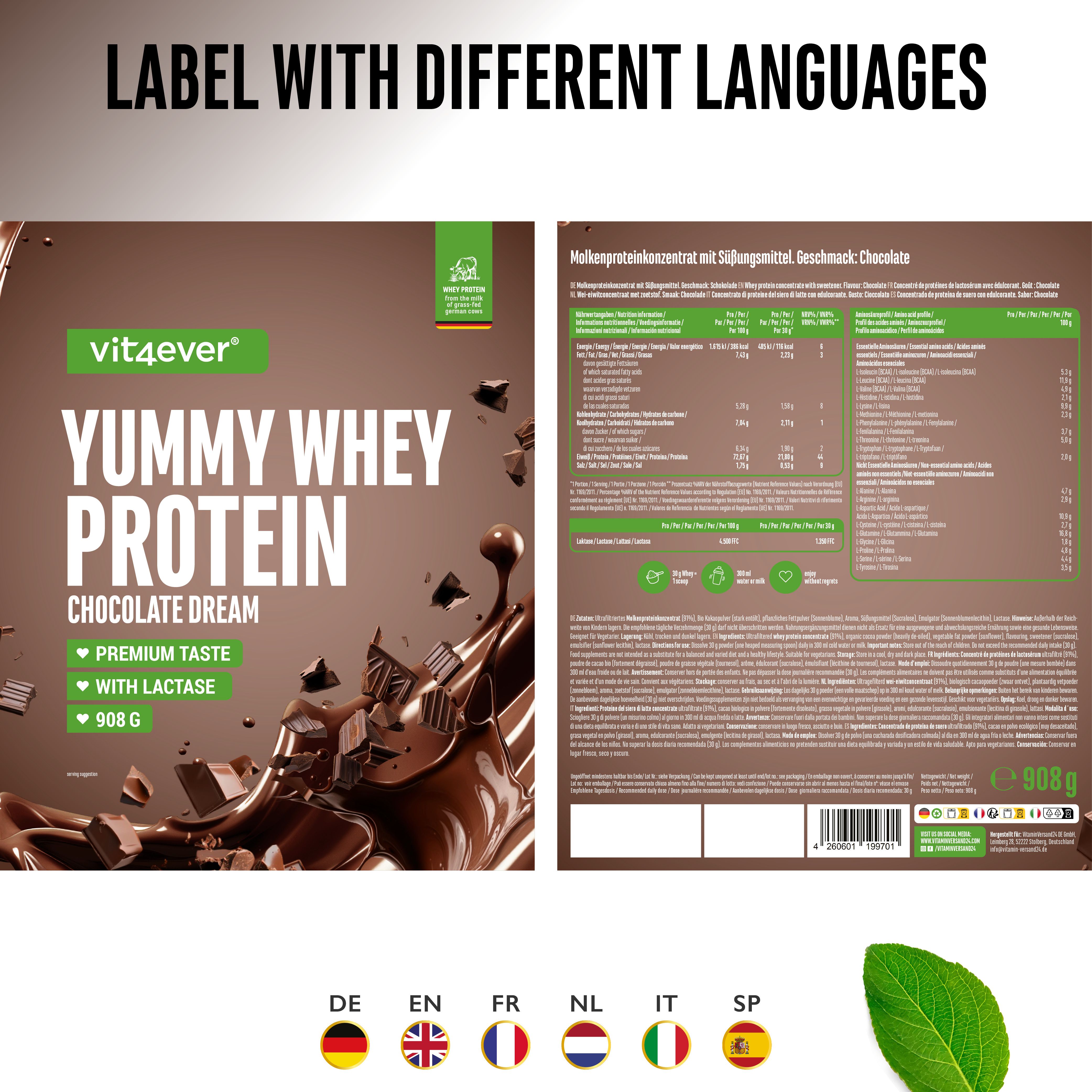 vit4ever Yummy Whey Protein